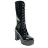 Altercore - Alexa Vegan Patent Bottes de plateforme - Noir Product image